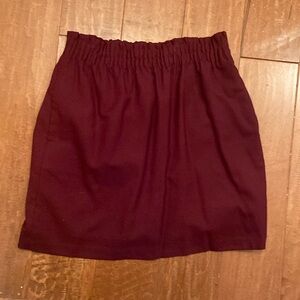 JCrew Maroon Skirt